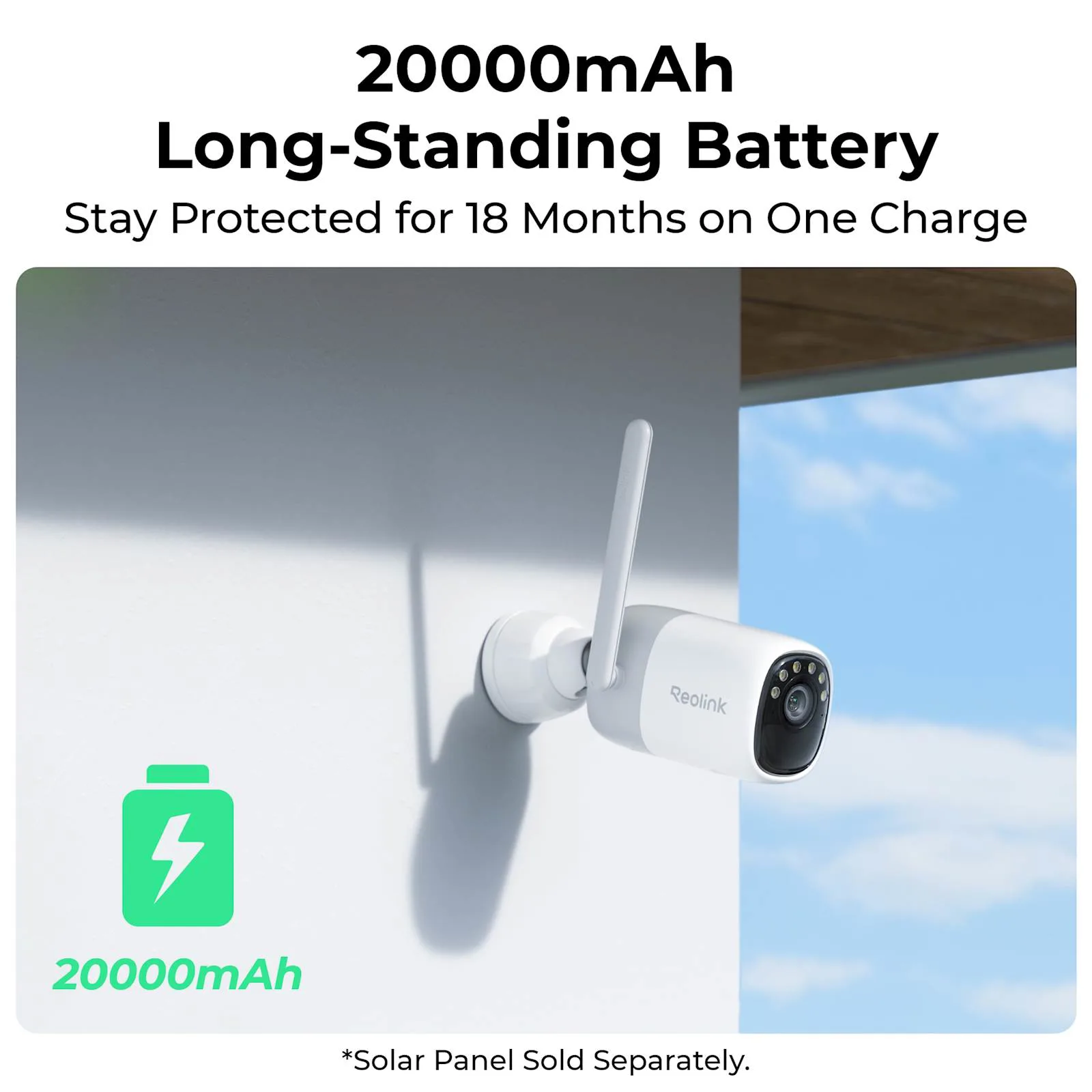 Reolink ALTAS B630 IP kamera + solarni panel 2, 4MP, 2K, WIFI 6, 20000mAh baterija, AI - slika 3