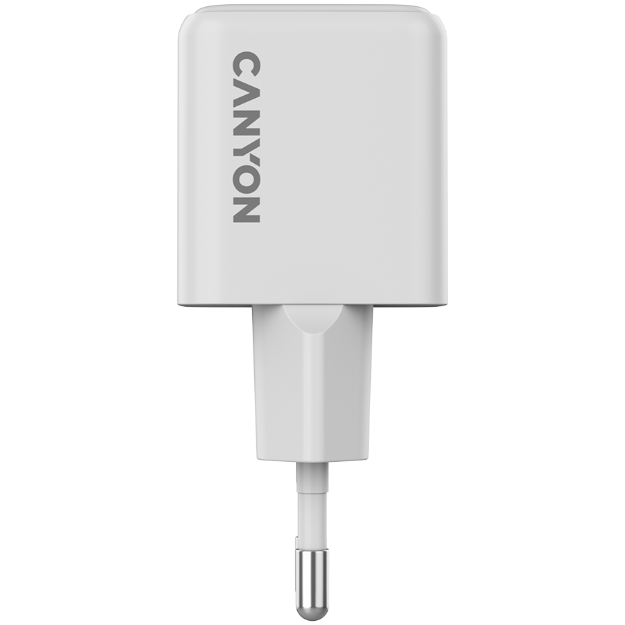 CANYON charger CU20AC GaN 20W 1xPD 1xQC EU White - slika 5