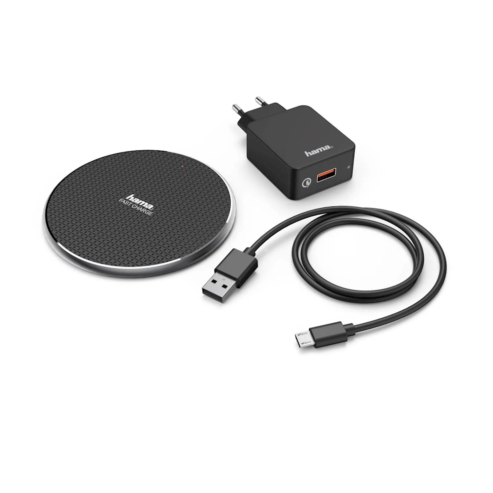 WIRELESS PUNJAČ HAMA QI-FC 10 CRNI, SET S ADAPTEROM - slika 3