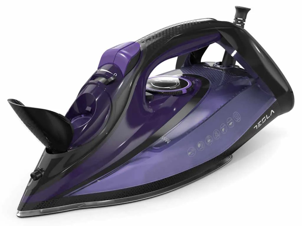 TESLA Pelga 2600W IR500BP / 0.32L / IRONS / Keramika / BLack - Purple - slika 2