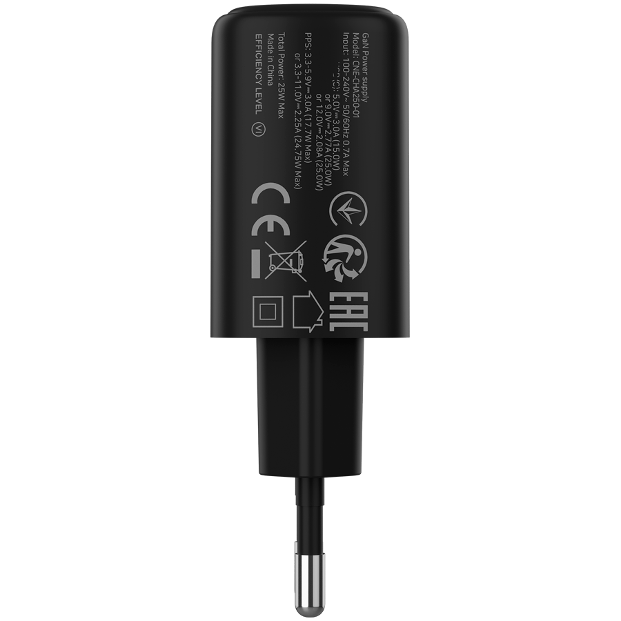 CANYON charger OnCharge 250 25W 1xPD EU Black - slika 3