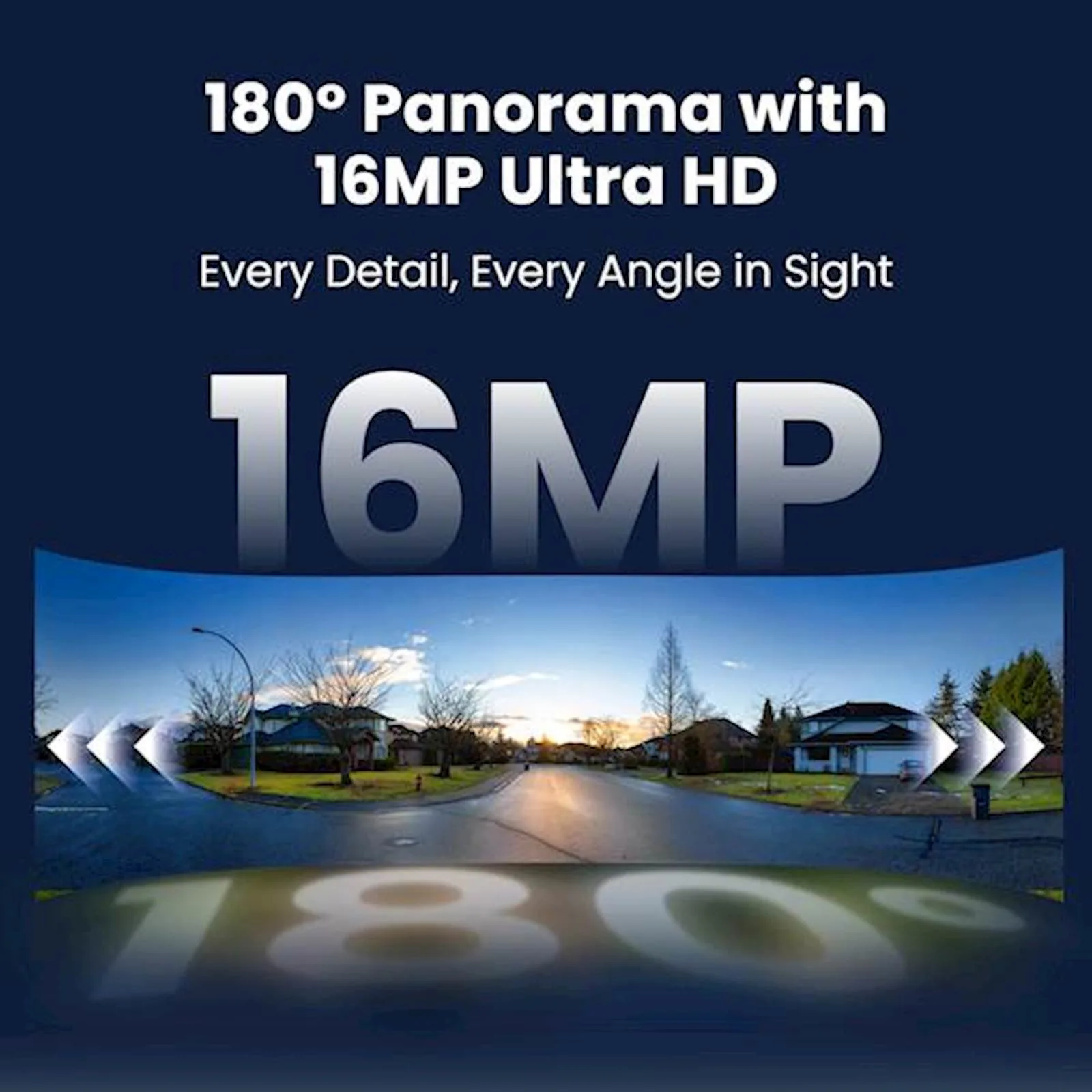 Reolink Ip Kamera Floodlight Elite PRO F760P 16MP 4K, vidni ugao 180°, Reflektori 2800 lumena, AI - slika 5