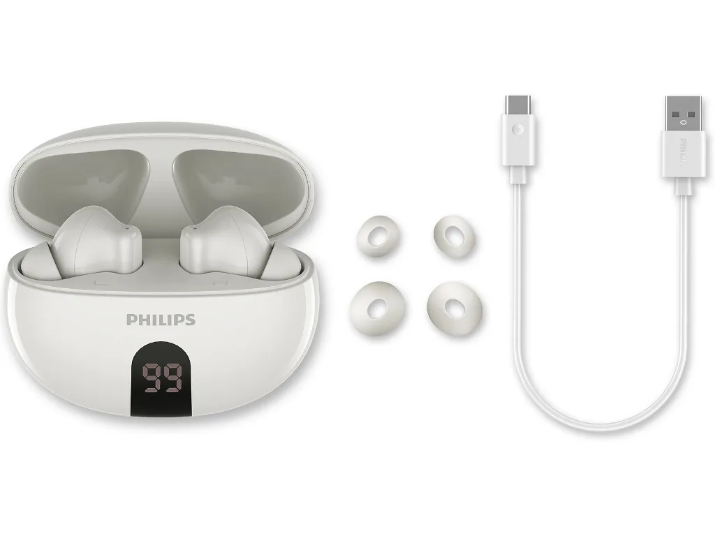 Philips TAT2520WT/00 bežičnBlokiranje buke; 2 AI mikrofonDo 20 sati reprodukcije; zastita IPX4 - slika 6