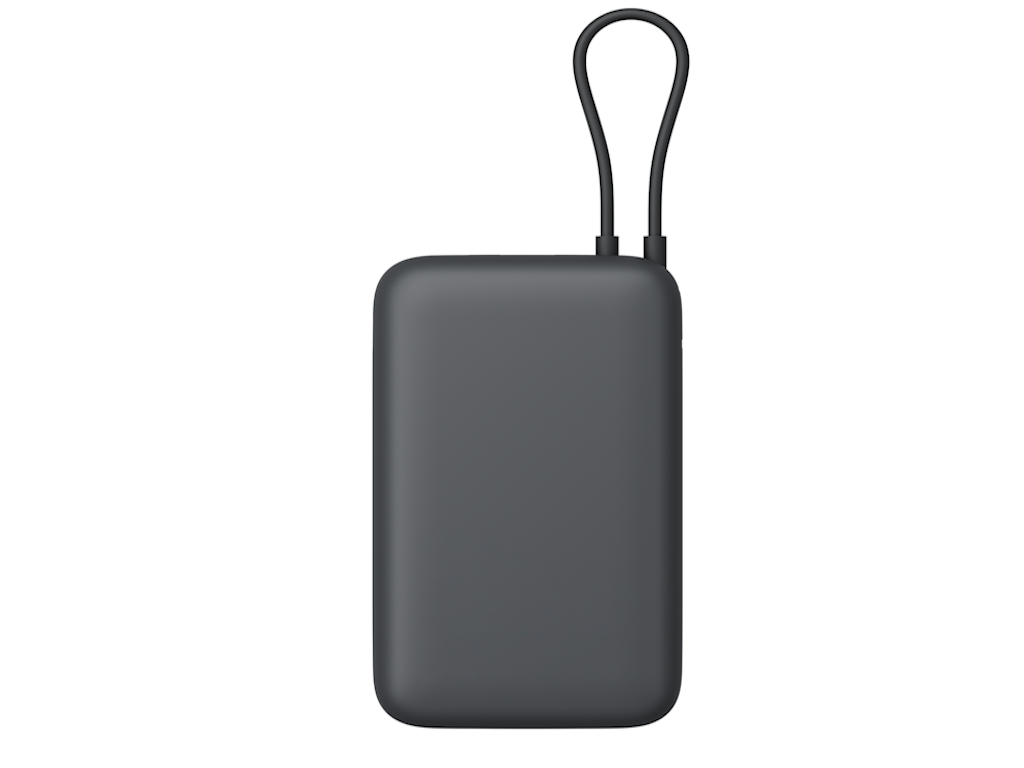 Xiaomi powerbank 20000 mAh integrisani kabl, sivi - slika 2