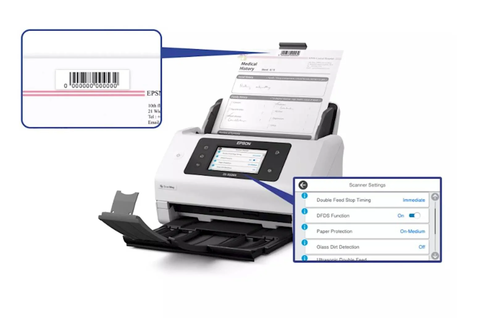 Skener EPSON WorkForce DS-900WN - slika 8