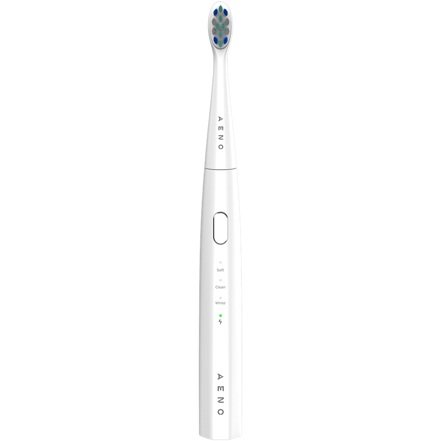 AENO Sonic Electric toothbrush, DB7: White, 3modes, 1 brush head + 2 stickers,  30000rpm, 100 days without charging, IPX7 - slika 4
