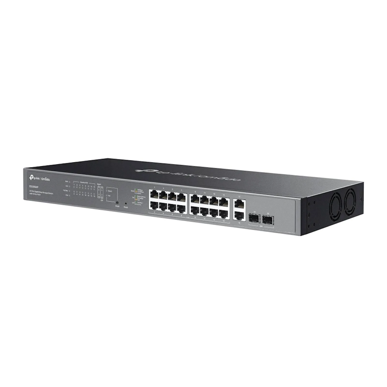 Switch TP-Link Omada 20-Port Gb Easy Managed 16-Port PoE+ ES220GMP - slika 3