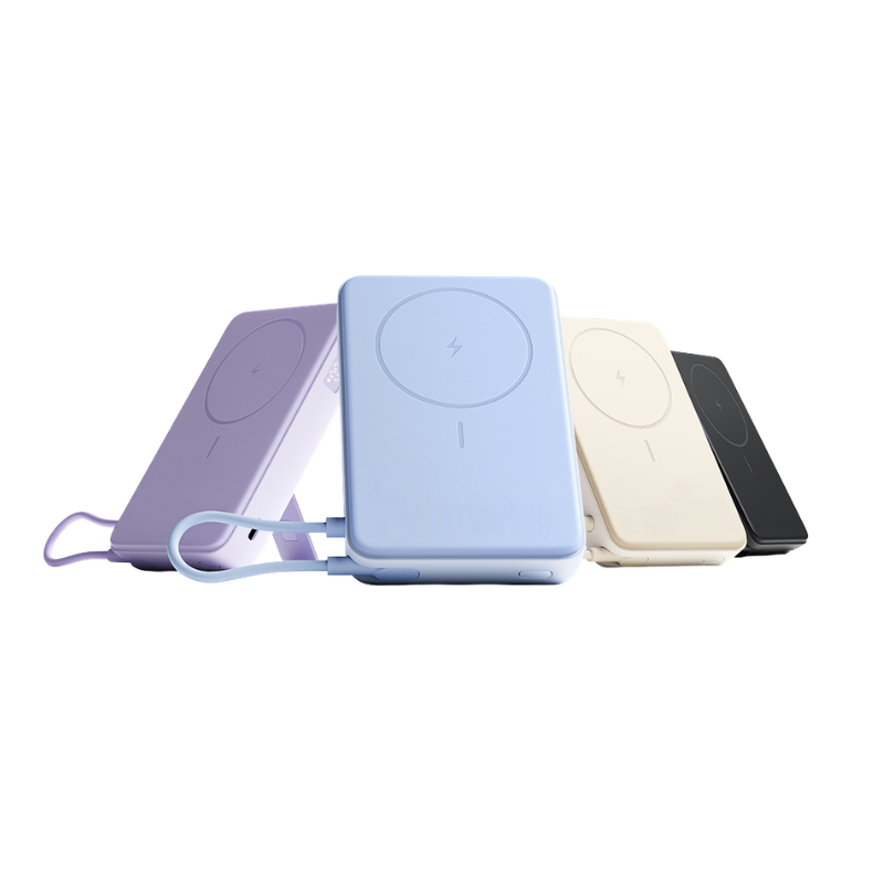 Xiaomi 33W Magnetic Power Bank 10000 sa postoljem Beige - slika 2