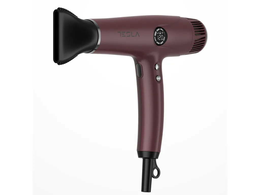 TESLA Fen za kosu DRH500BBD 2200W / HAIRDRYER / Bordo / LED Display - slika 3