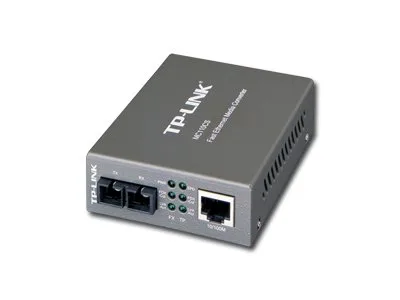 Media Filter TP-Link MC110CS, 10/100Mbps RJ45 to 100Mbps single-mode SC fiber Converter, Full-duplex,up to 20Km, switching power adapter, chassis mountable - slika 2