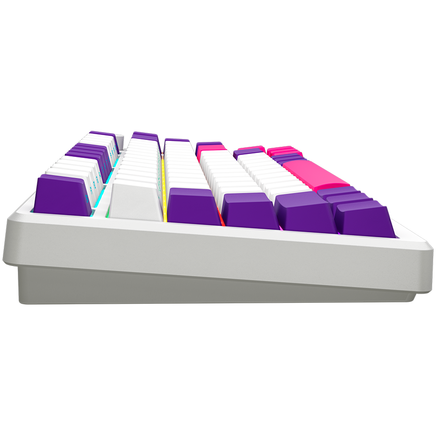 LORGAR KBP7075W, Wireless 75% Mechanical Gaming Keyboard Pro, White, EN layout - slika 4