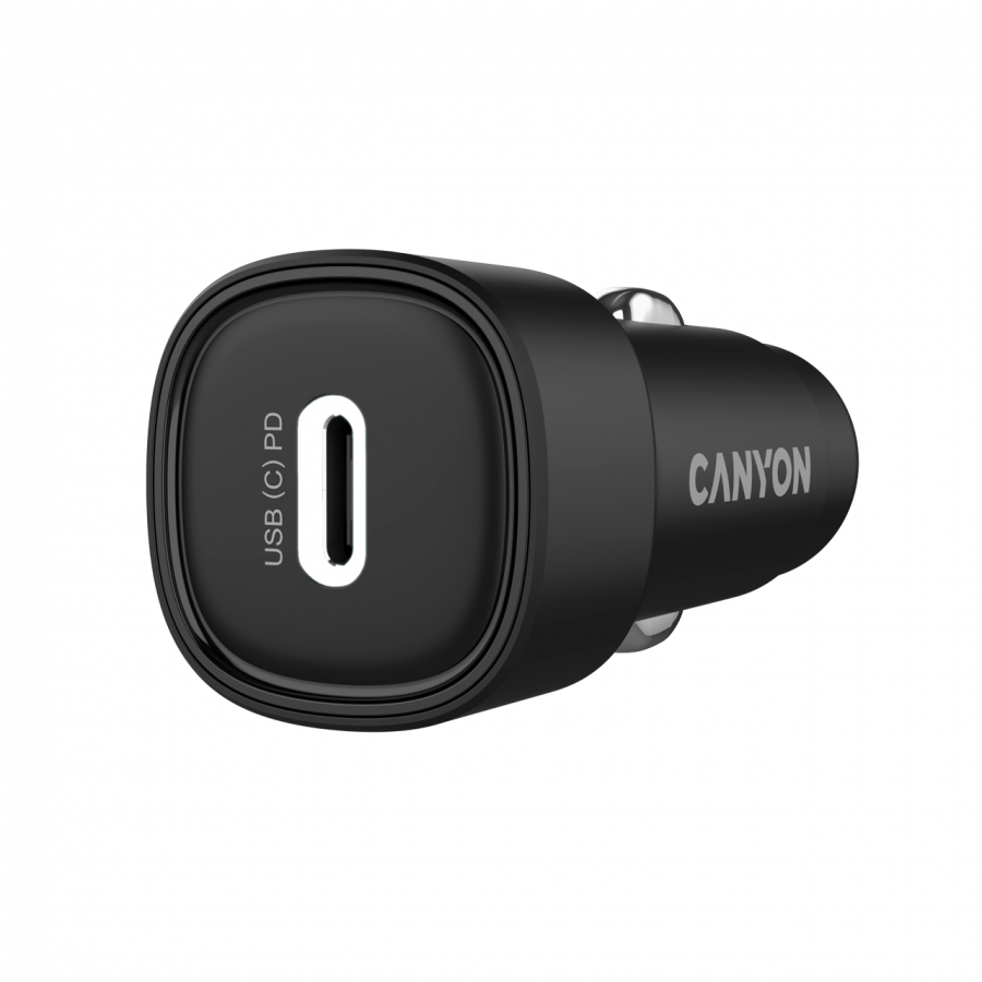 CANYON car charger OnDrive 30 PD 30W USB-C Black - slika 2