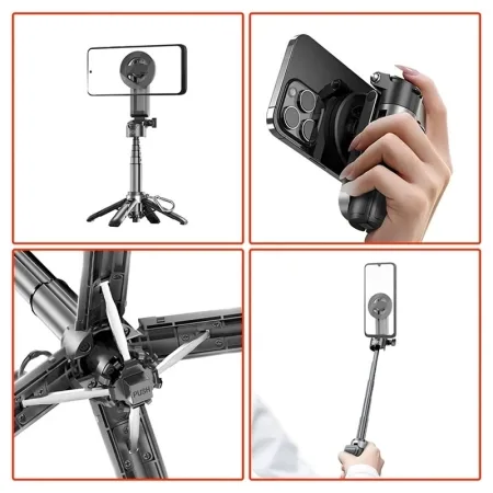 XO Bluetooth Magnetic Tripod/Selfiestick 4u1 SS22 - slika 4