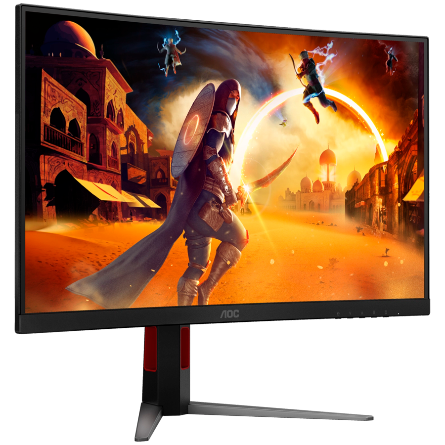 AOC Monitor Gaming CQ27G4Z2 Curved 27", QHD (2560x1440), Fast VA, 1500R, 260Hz (OC), 1ms (GtG), 400 cd/m2, 4000:1, Adaptive Sync, HDR400, 2x HDMI 2.0, 1x DP 1.4, HAS - slika 2