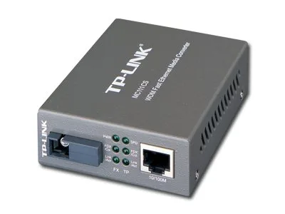 TP-LINK 10/100M RJ45 to 100M single-mode SC fiber Converter MC111CS - slika 2