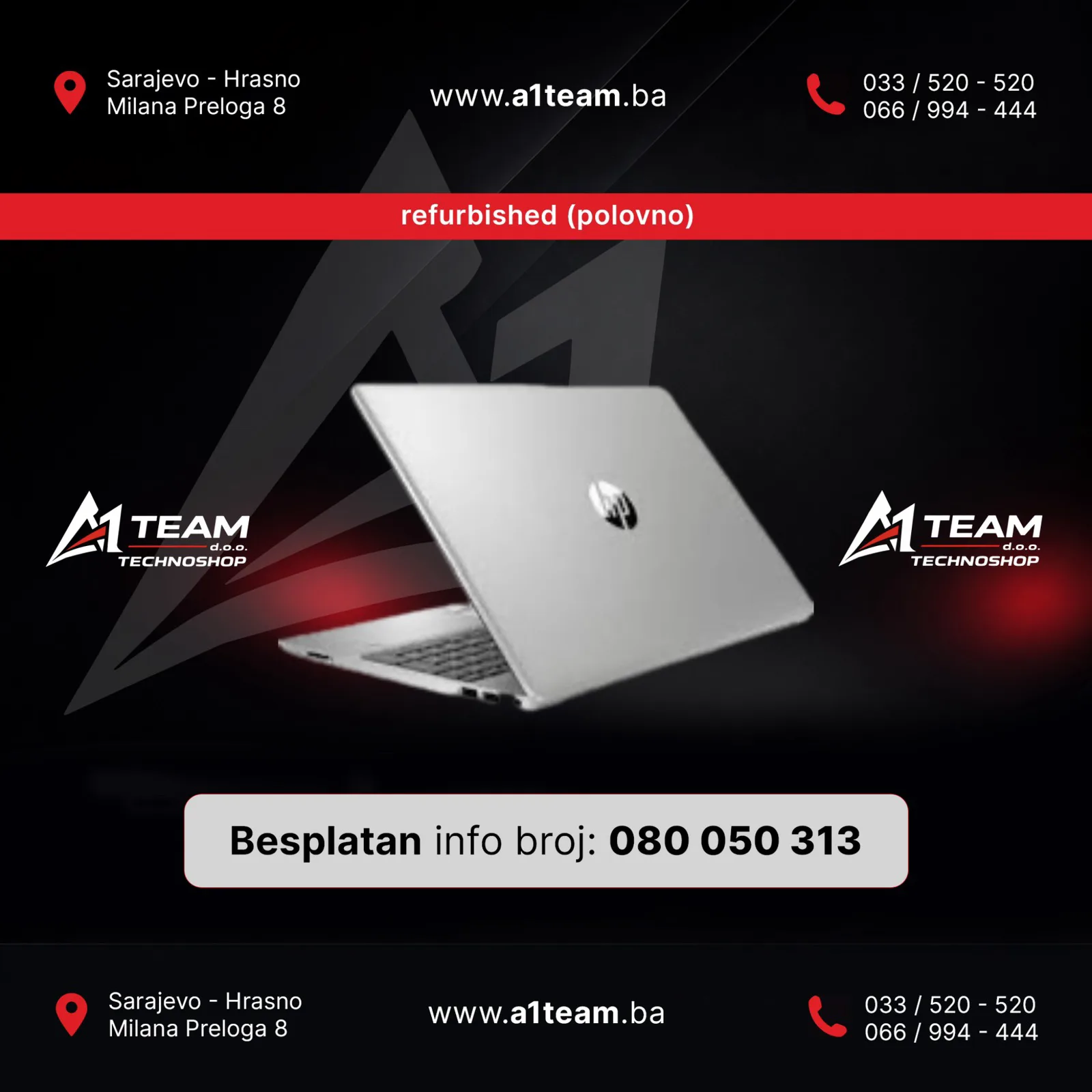 LAPTOP HP 250 I5 10TH REFURB