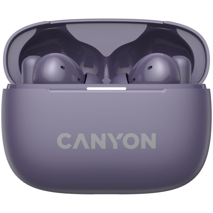 CANYON headset OnGo TWS-10 ANC+ENC Purple - slika 2