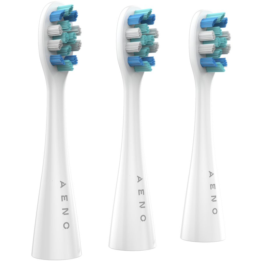 AENO Sonic Electric toothbrush, DB8: White, 3modes, 3 brush heads + 1 cleaning tool, 1 mirror,  30000rpm, 100 days without charging, IPX7 - slika 6
