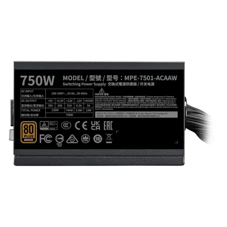 Cooler Master PSU MWE Bronze V3 750W - slika 4
