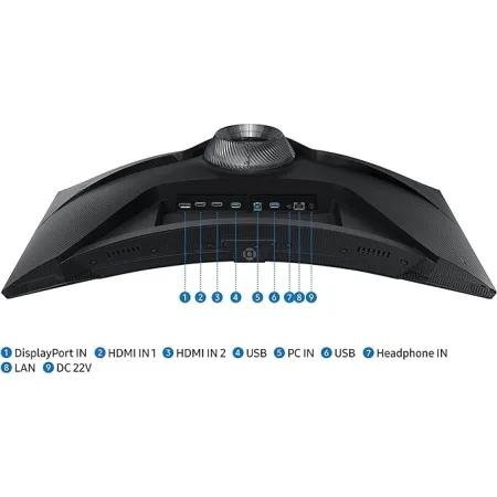 32" SAMSUNG Odyssey G6 LS32BG650EUXEN QHD 240Hz Gaming Curved Display - slika 5