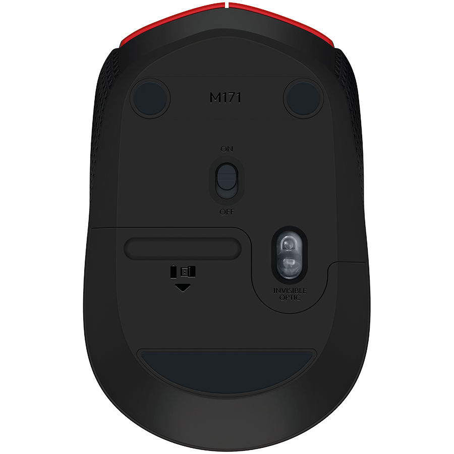 LOGITECH M171 Wireless Mouse - RED - slika 4