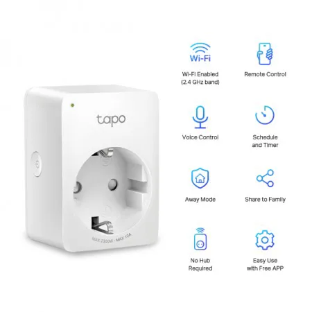 TP-Link Tapo P100 Mini Smart Wi-Fi Socket - slika 2