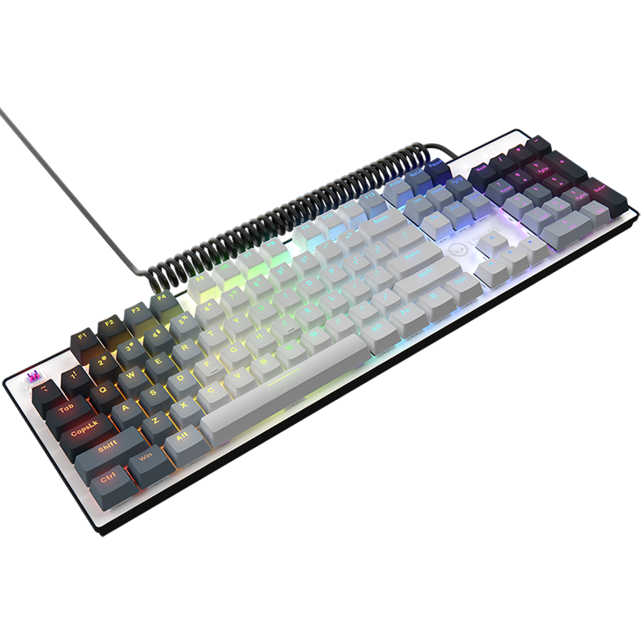 LORGAR Azar 514, Wired mechanical gaming keyboard, RGB backlight, 1680000 colour variations, 18 modes, keys number: 104, 50M clicks, linear dream switches, spring cable up to 3.4m, ABS plastic+metal,  - slika 4