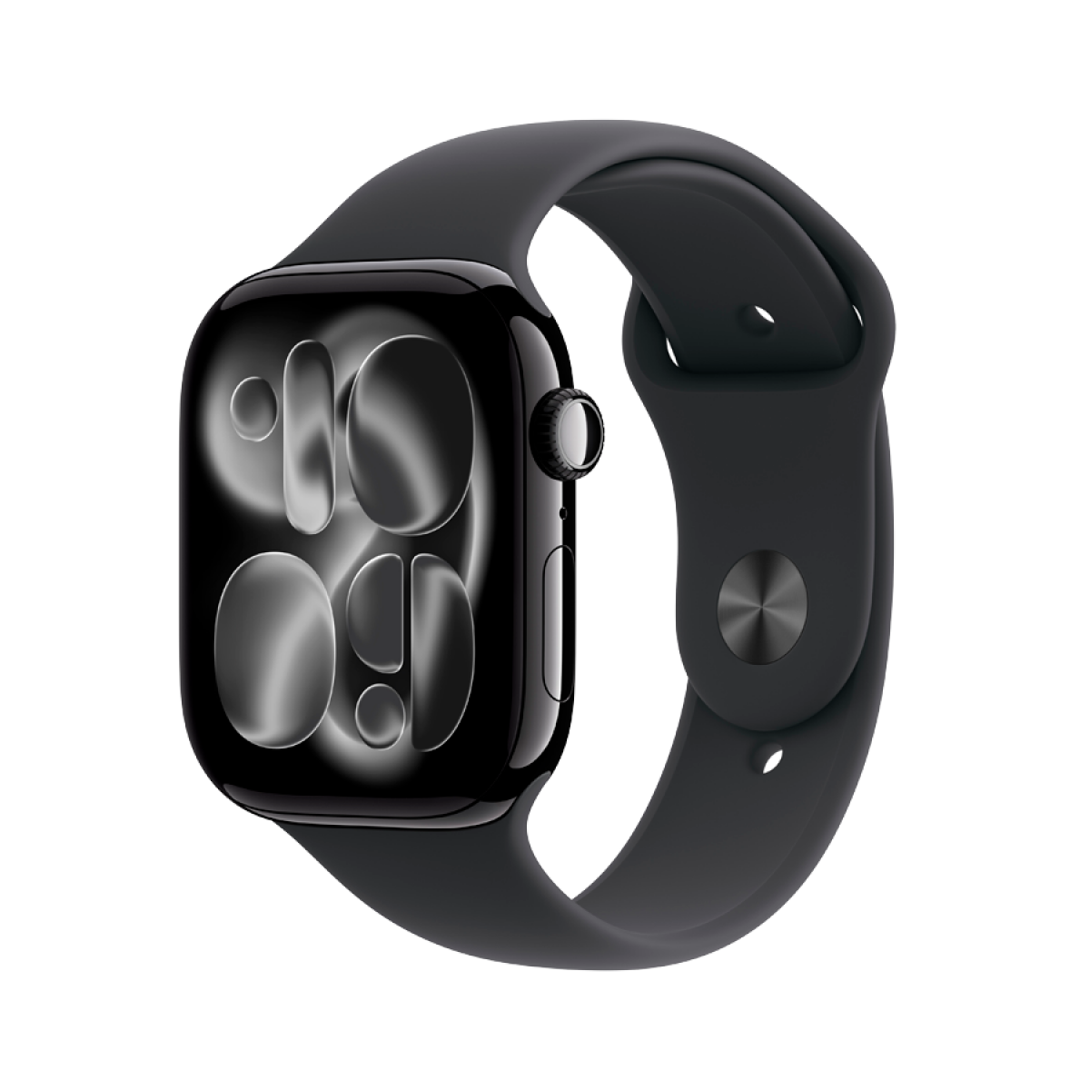 Apple Watch Series 11 GPS 46mm Jet Black Aluminium Case with Black Sport Band - M/L,Model A3333 - slika 5