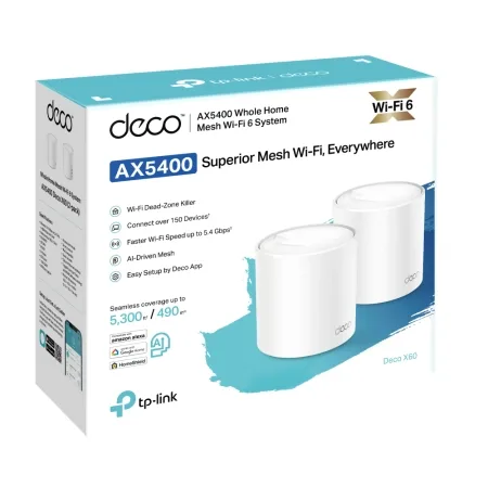 TP-Link Deco X60 (3-PACK) AX5400 Whole Home Mesh Wi-Fi 6 System - slika 3