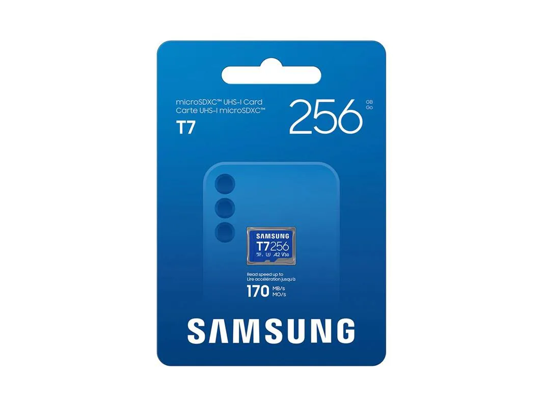 Samsung Micro SD 256GB T7Up to 170MBs - slika 2