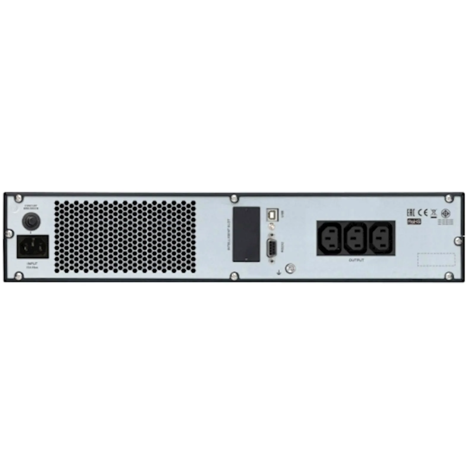Easy UPS On-Line APC,1000VA/800W, Rackmount 2U, 230V,3xIEC C13 utičnice,Intelig. slot za kart,LCD - slika 3