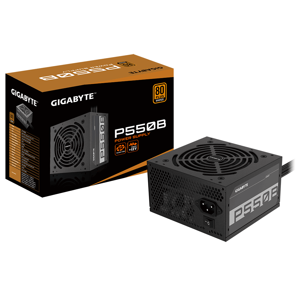Gigabyte PSU 550W; 80+ bronze6xSATA,2xPCIe 6+2 Pin,3x4Pin,1xFloppy - slika 2
