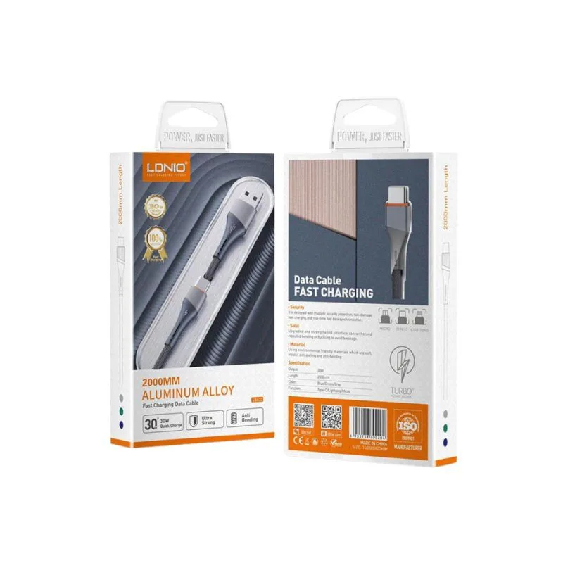 USB kabal LDNIO LS632 30W FAST Type C 2m
