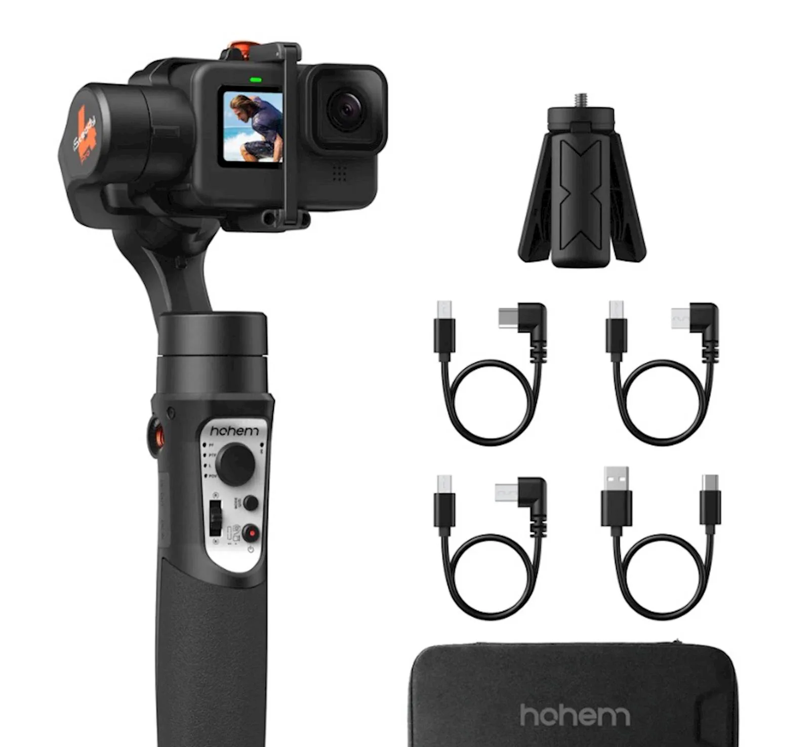 Stabilizator HOHEM iSteady Pro4 Black za GoPro cam - slika 2