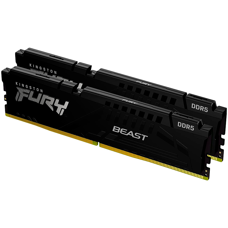 Kingston DRAM 32GB 5200MT/s DDR5 CL40 DIMM (Kit of 2) FURY Beast Black XMP