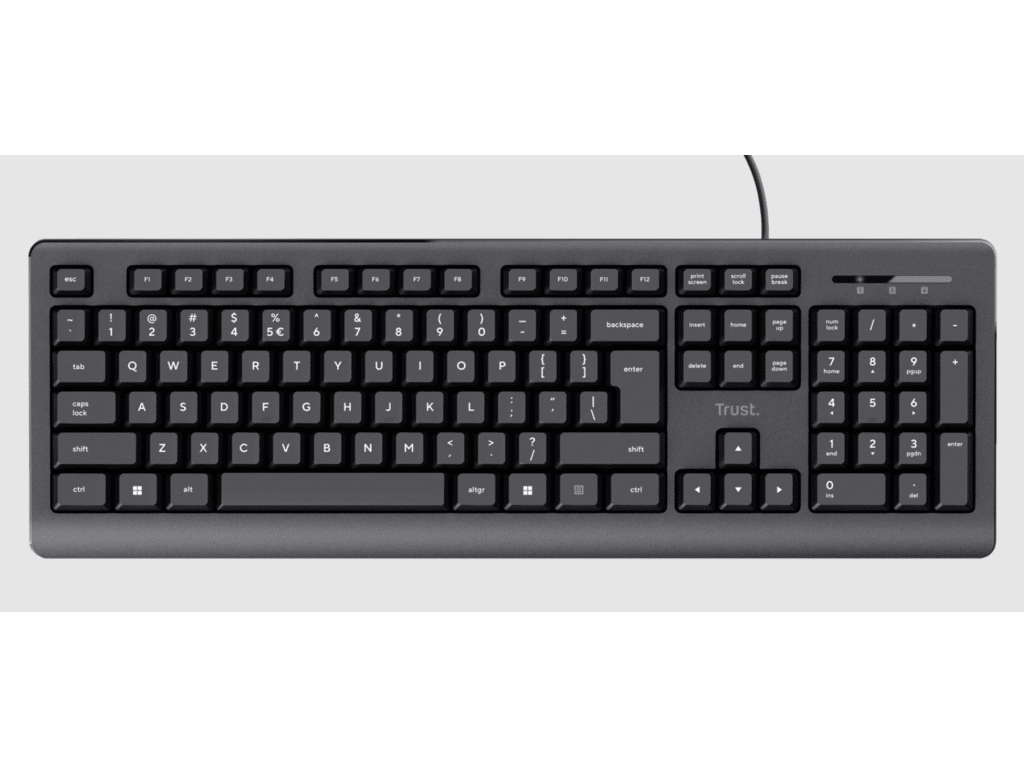 Trust Basics žičana tastatura, US lokalizacija, spill resist - slika 3