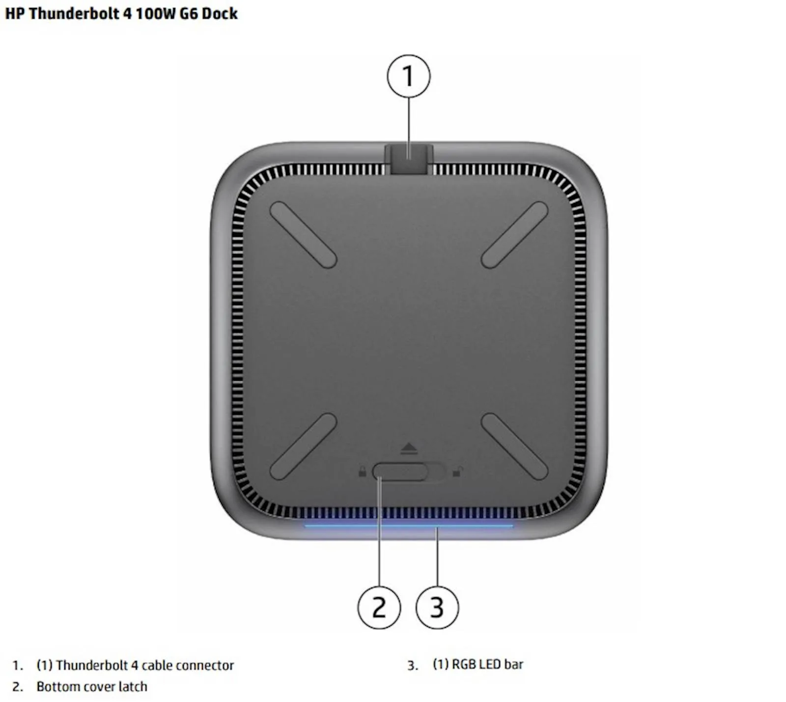Docking HP Thunderbolt 4 100W G6 (9X472UT) - slika 3