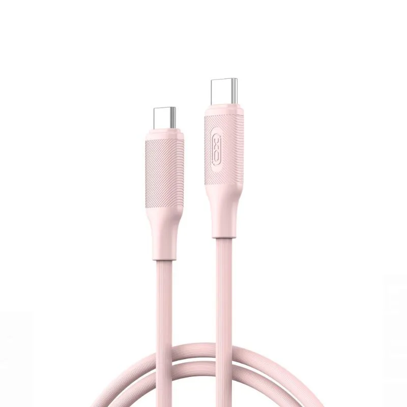 USB kabal XO NB-Q265B USB-C to USB-C 60W Pink - slika 2