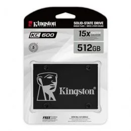 Kingston SSD 512GB 2.5" KC600SATA3,550/520MB/s3D TLC,XTS-AES 256-bit encryption - slika 5