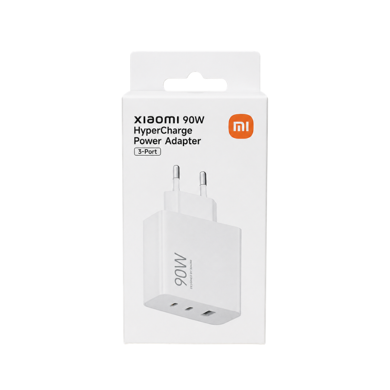 Xiaomi 90W HyperCharge Power Adapter (3 port) -glava