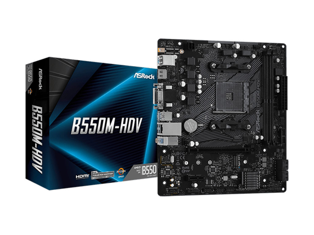 ASROCK MB B550M-HDVAMD B550;AM4;2xDDR4VGA,DVI,HDMI,1xM.2;micro ATX - slika 2