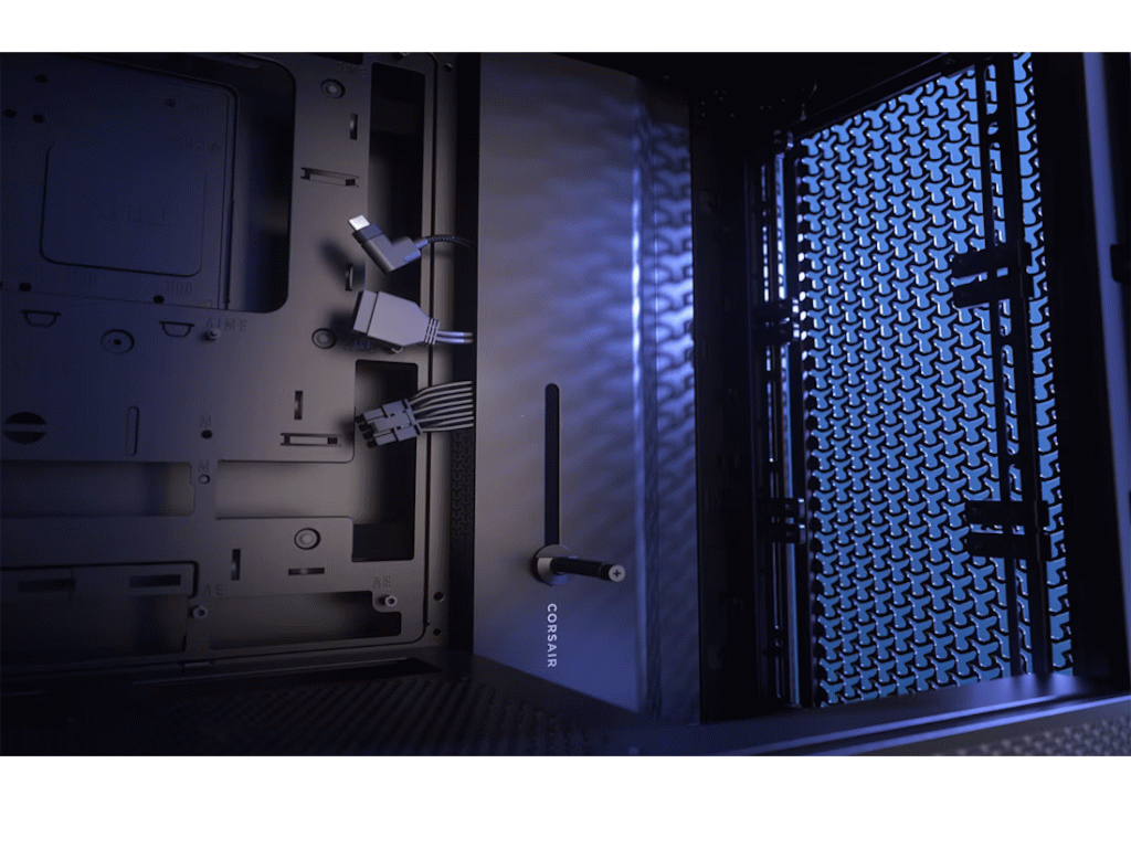 CORSAIR FRAME 4000D Case360mm radiator, 170mm cooler430mm GPU, ATX, Black - slika 6