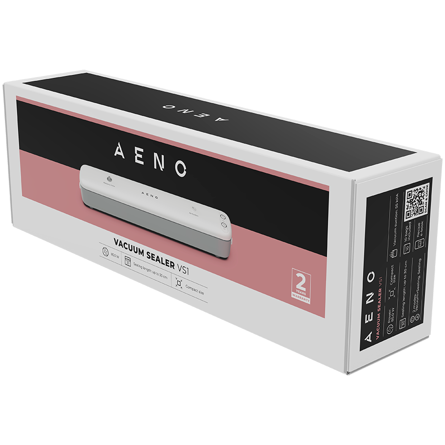 AENO Vacuum sealer VS1: 85W, 65kPa, 2 modes: Vac+Seal, Seal, Compact size, Max Pocket Width 30 cm - slika 7