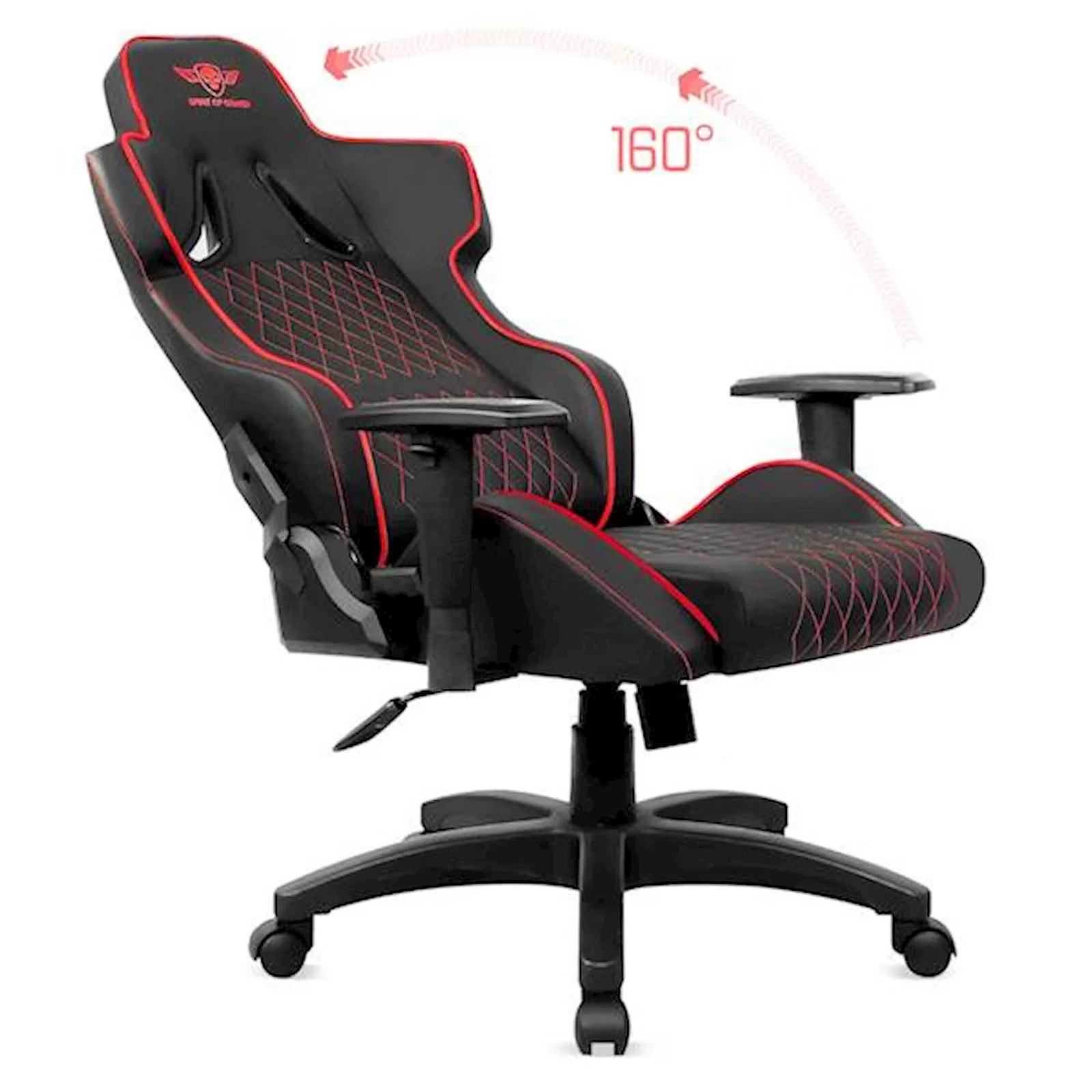Gaming stol Spirit of gamer NEON - CRVENA - slika 2