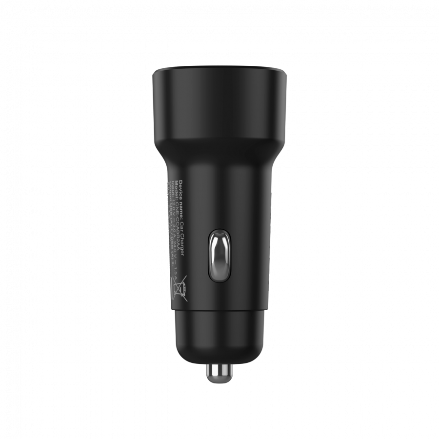 CANYON car charger OnDrive 24  24W 2xUSB-A Black - slika 4