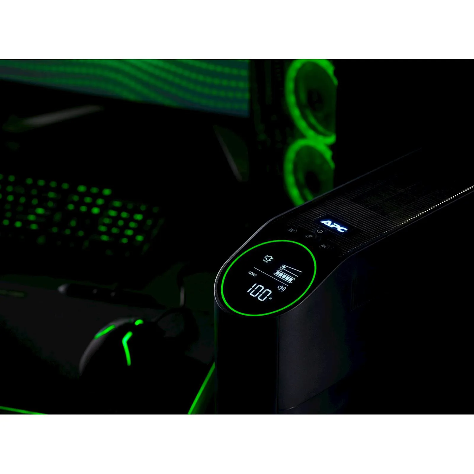APC Back-UPS Pro 2200VA for Gaming, 230V, Pure Sinewave, LCD, Black, Schuko - slika 3