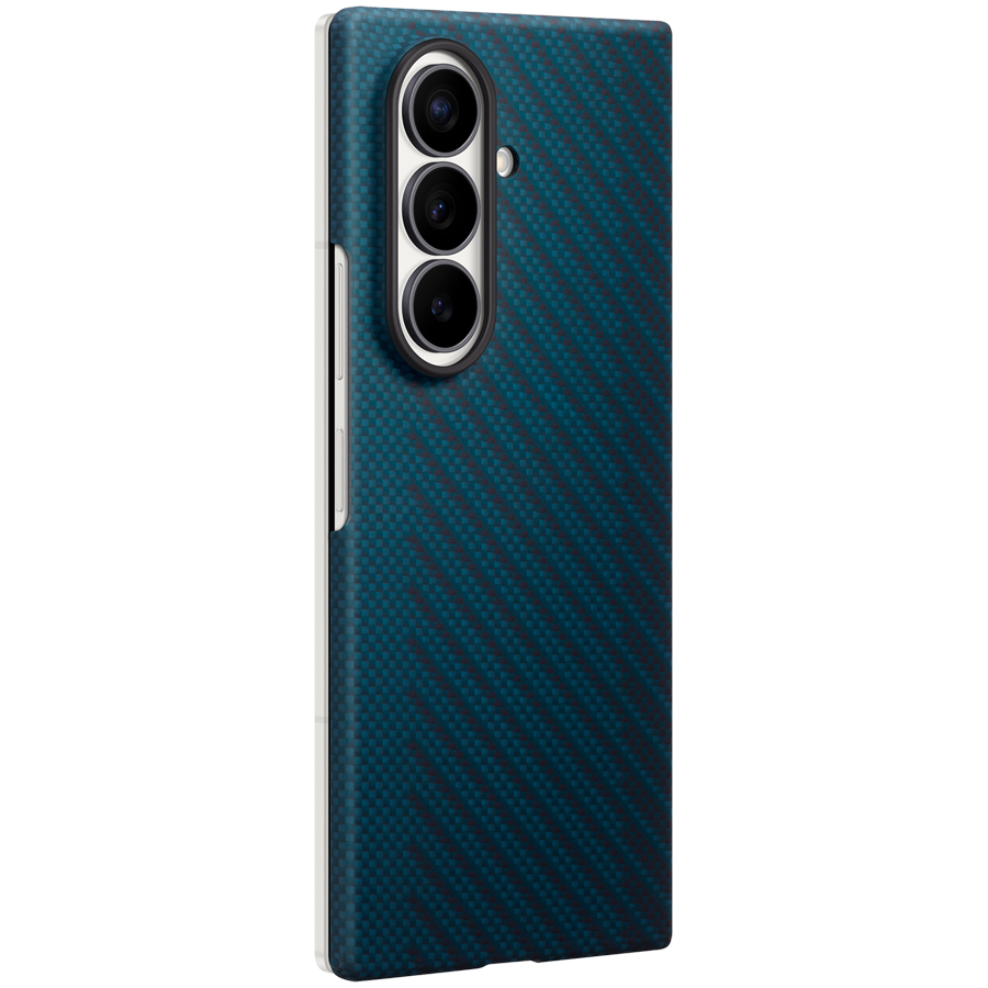Samsung Galaxy Fold8 Ultra Carbon Magnet Case Navy - slika 3