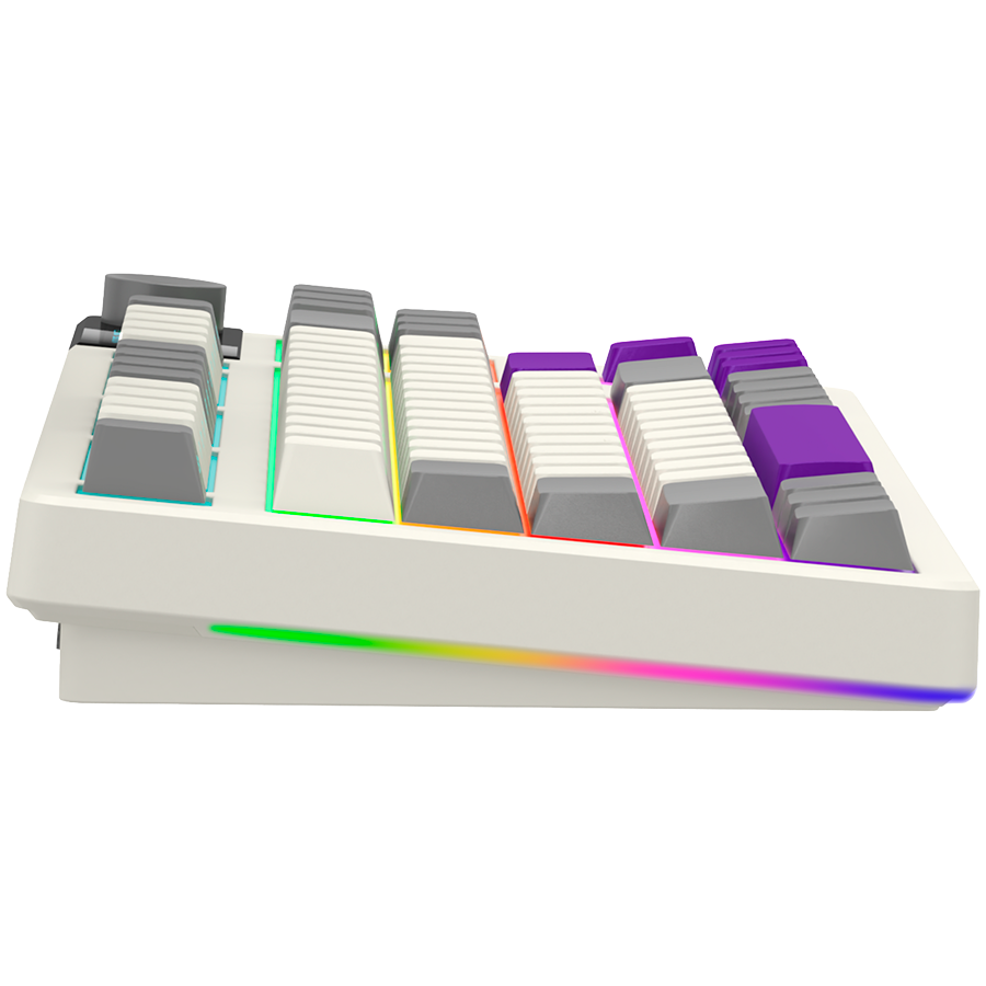 LORGAR KBP70TKLW, Wireless TKL Mechanical Gaming Keyboard Pro, Beige, EN layout - slika 4