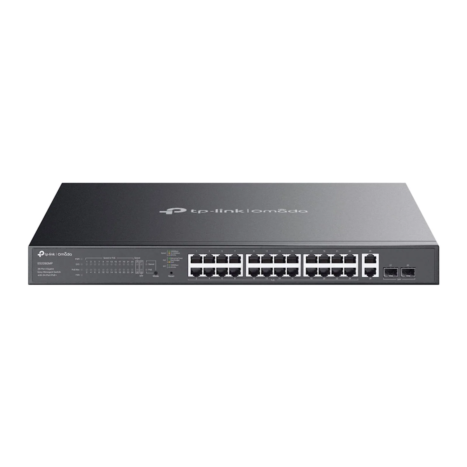 Switch TP-Link Omada 28-Port Gbit Easy Manage ES228GMP 24-Port PoE+ - slika 2