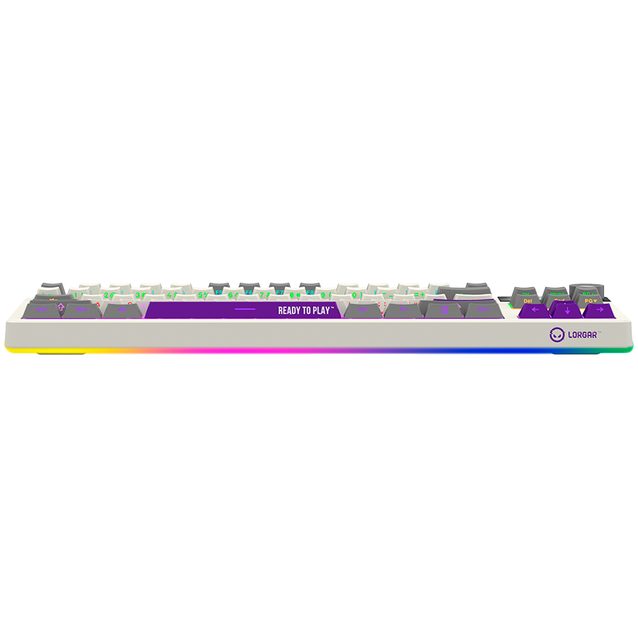 LORGAR KBP70TKLW, Wireless TKL Mechanical Gaming Keyboard Pro, Beige, EN layout - slika 5